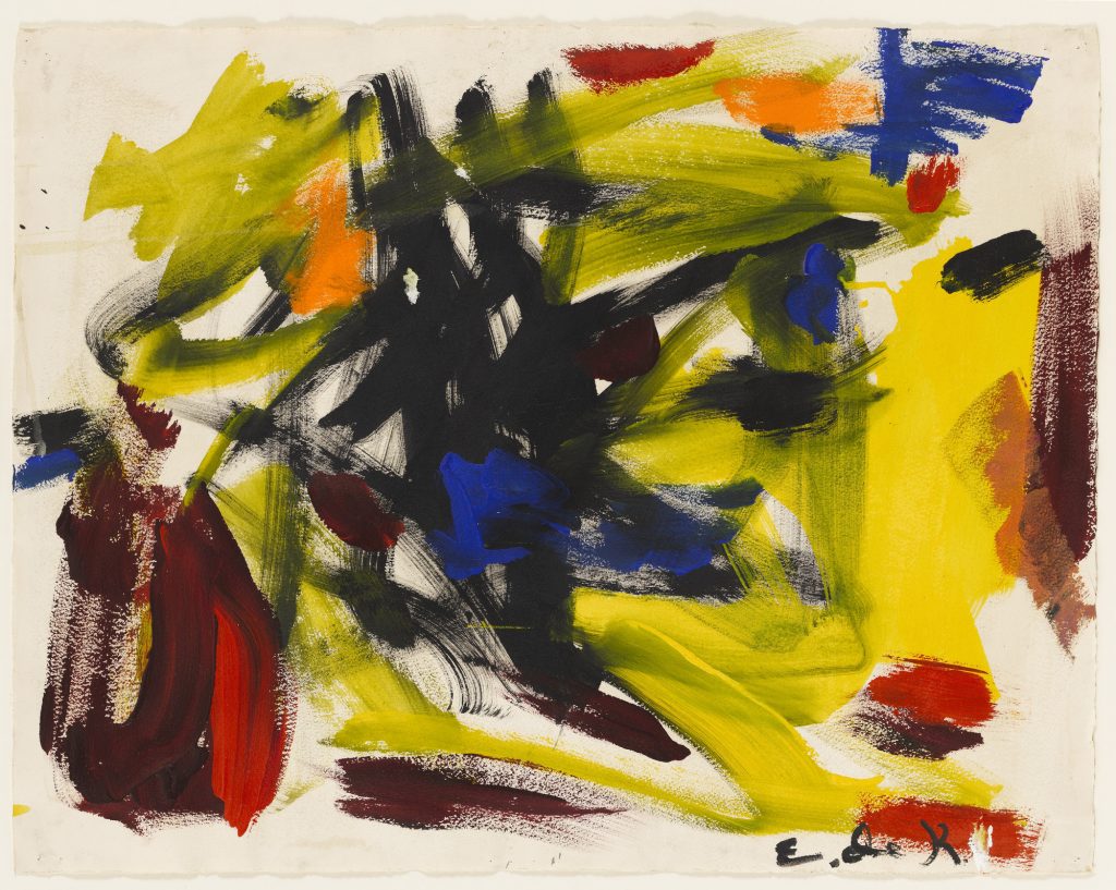 Margaret Randall: Elaine de Kooning, Bullfight, 1960, Museum of Modern Art, New York, NY, USA.
