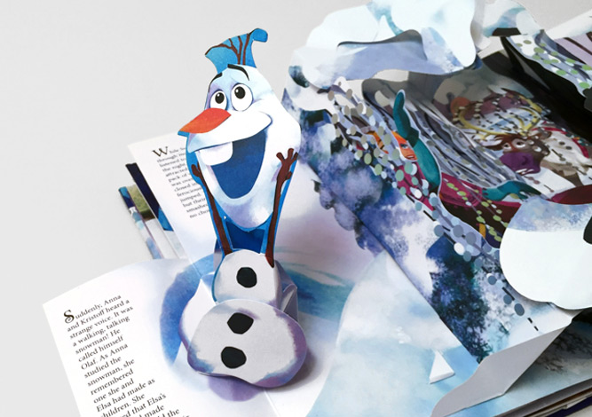 Pop-Up books: Matthew Reinhart, Frozen, artists website