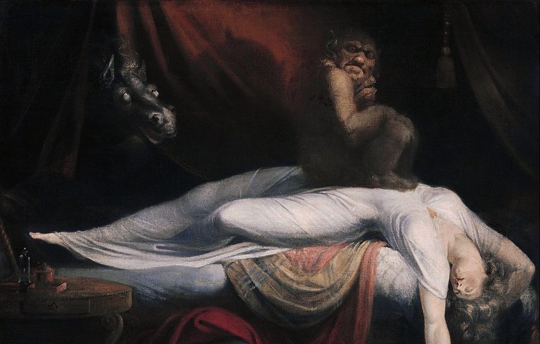 Henry Fuseli, The Nightmare, 1781, The Detroit Institute of Arts, Detroit, MI, USA.