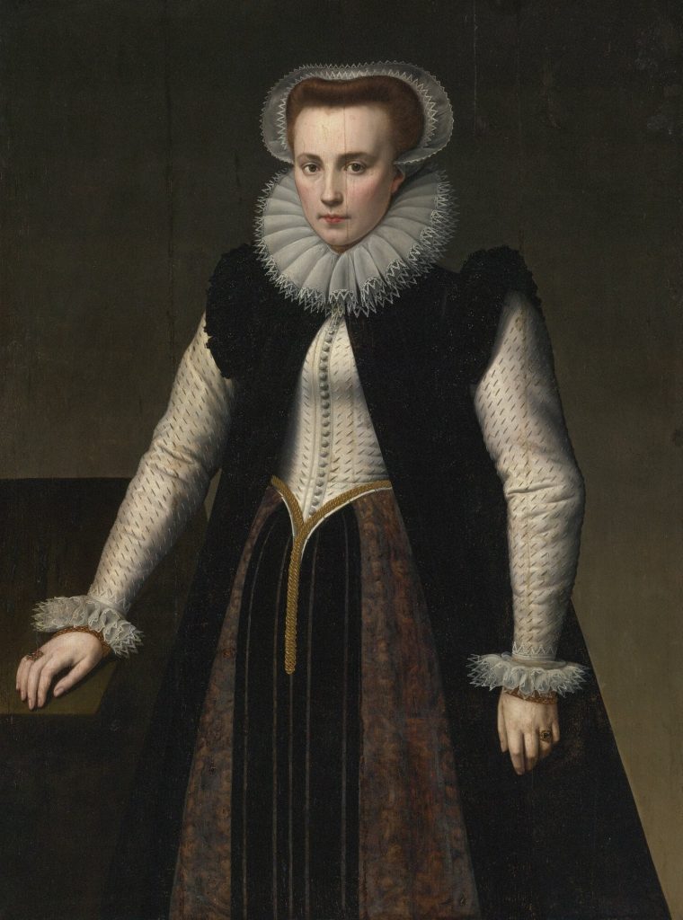 vampire paintings: Portrait of Countess Elizabeth Bathory, 1580. ElizabethBathory.org.
