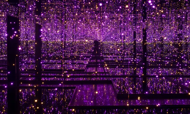 Art for Babies: Yayoi Kusama, Infinity Mirrored Room - Filled with the Brilliance of Life, 2011/2017, Tate Modern, London, UK.