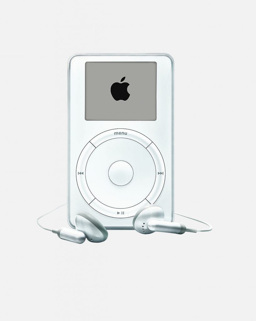design classics: iPod 2001, Jonathan Ive, Apple Design Team, 2001. Image credit: Apple (page 544) Apple: 2001 to present