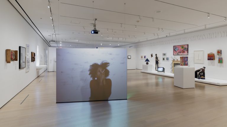 Installation view of Just Above Midtown: Changing Spaces, on view at The Museum of Modern Art, New York from October 9, 2022 – February 18, 2023. Photo: Emile Askey