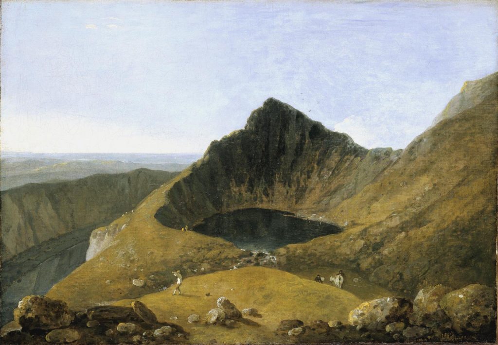 Lake Paintings: Richard Wilson, Llyn-y-Cau, Cader Idris, c. 1774, Tate, London, UK.
