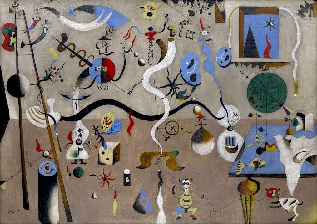 Joan Miró BAM: Joan Miró, Harlequins Carnival, 1924-1925. Joan-Miro.net.
