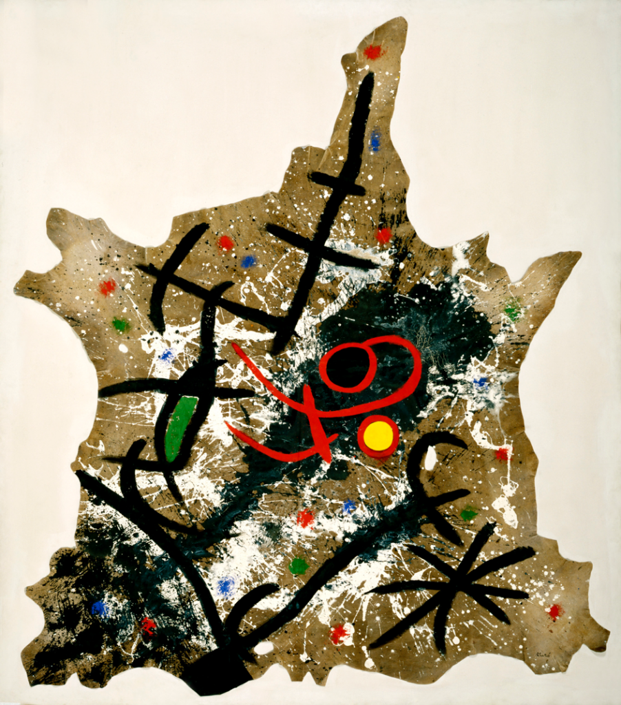 Joan Miró BAM: Joan Miró, Les oiseaux de proie foncent sur nos ombres, 1970, Collection Isabelle Maeght, Paris, France.

