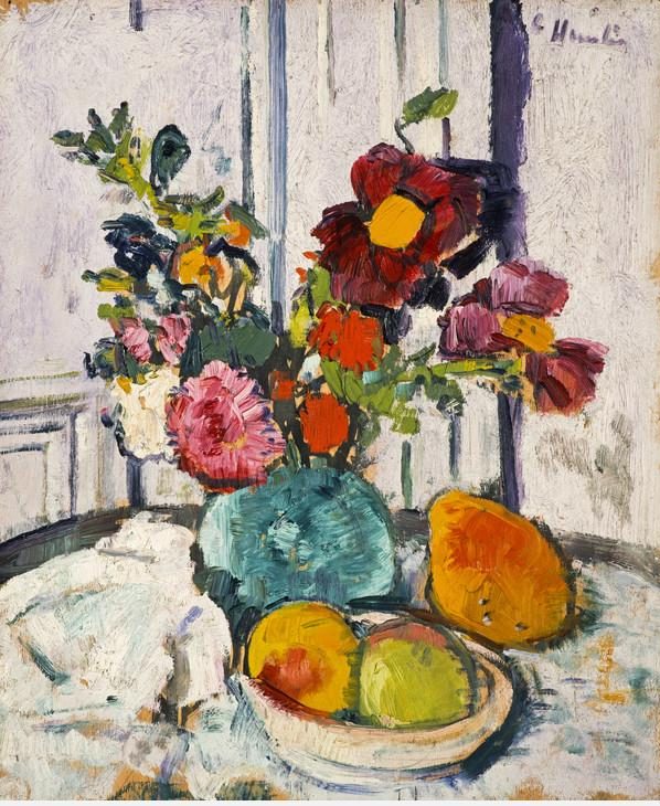 Scottish Colourists: George Leslie Hunter, Still Life with Flowers and Fruit, 1923-1926, National Galleries Scotland, Edinburgh, UK.