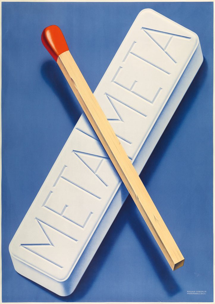 plakatstil: Niklaus Stoecklin, Meta, 1941, The Museum of Modern Art, New York, NY, USA.
