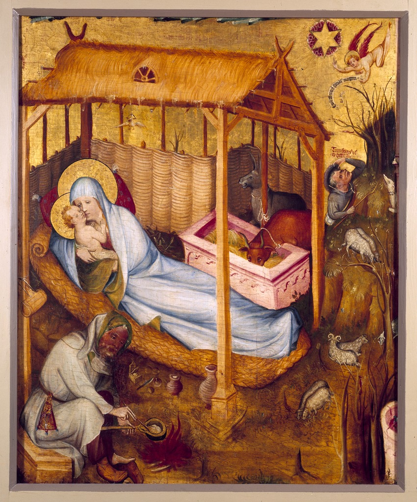 saint joseph nativity: Nativity, between 1405 and 1414, Catharijneconvent, Utrecht, Netherlands.
