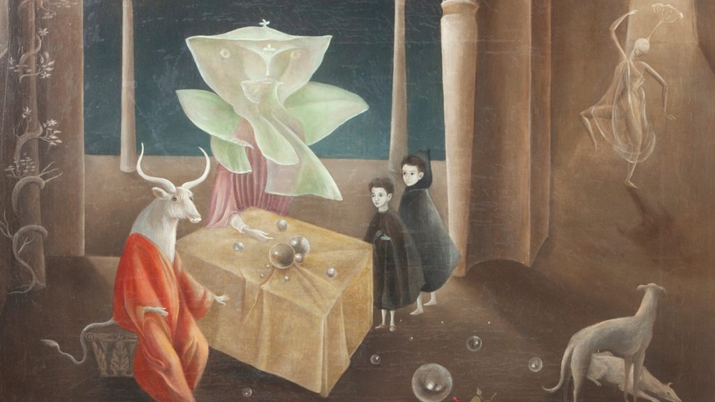 Remedios Varo: Leonora Carrington, And Then We Saw the Daughter of the Minotaur, 1953, Museum of Modern Art, New York, NY, USA.
