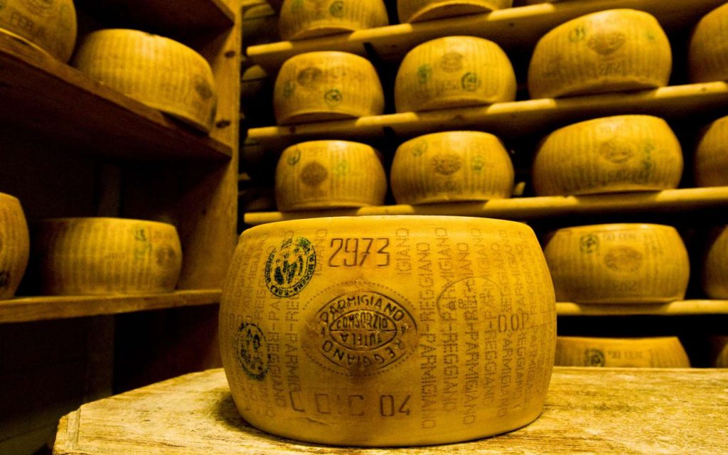 Italian artists food names: Parmesan cheese from Parma, Italy. Travel+Leisure.
