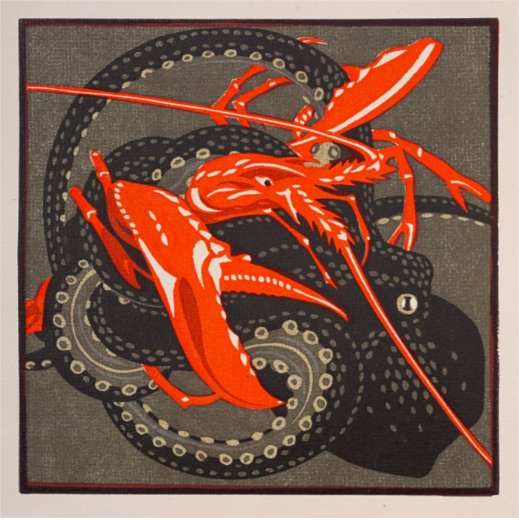Norbertine Bresslern-Roth: Norbertine Bresslern-Roth, Fight (Lobster and Squid), 1923- 1924, Schmidt Fine Art Auctions Dresden, Dresden, Germany. MutualArt.
 
