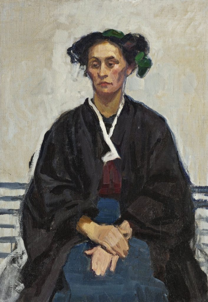 Broncia Koller-Pinell: Broncia Koller-Pinell, Self-portrait, before 1930. Wikimedia Commons (public domain).
