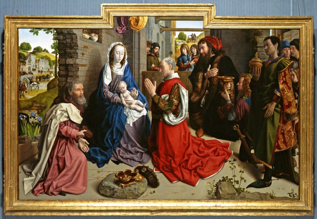 best exhibitions 2023: Hugo van der Goes Adoration of the Magi, 1470-75