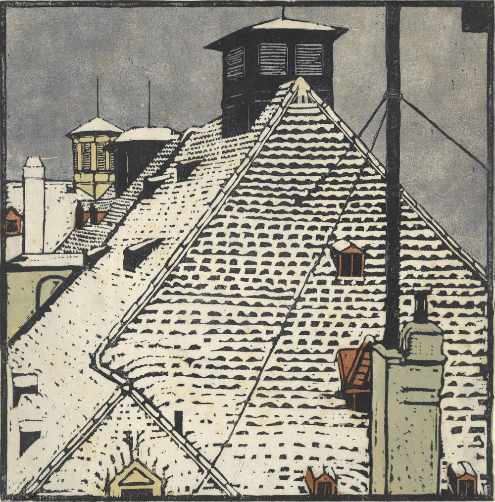Broncia Koller-Pinell: Brancia Koller-Pinell, The Bid Roof, 1903.  Schirn Mag.
