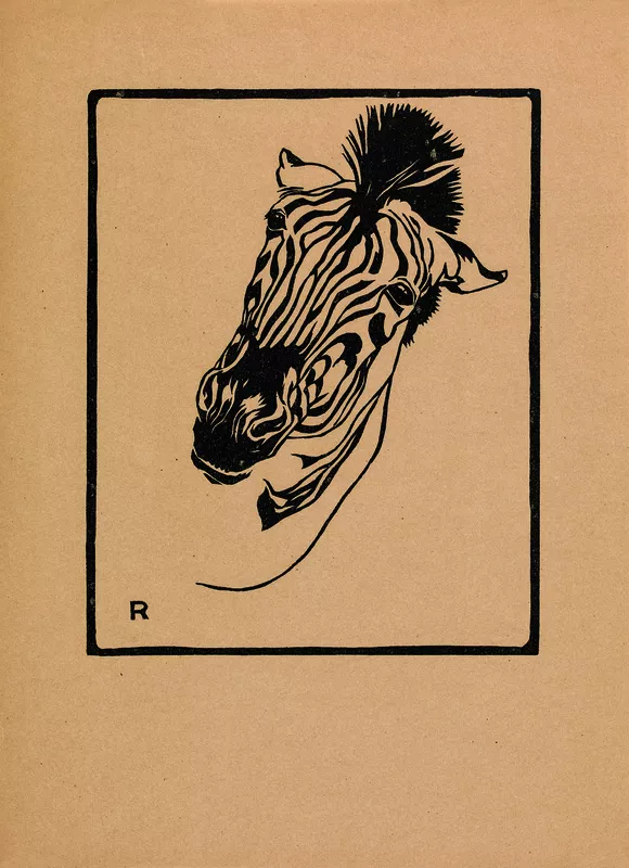 Norbertine Bresslern-Roth: Norbertine Bresslern-Roth, Zebra, 1919, private collection. Galerie Kovacek & Zetter.

