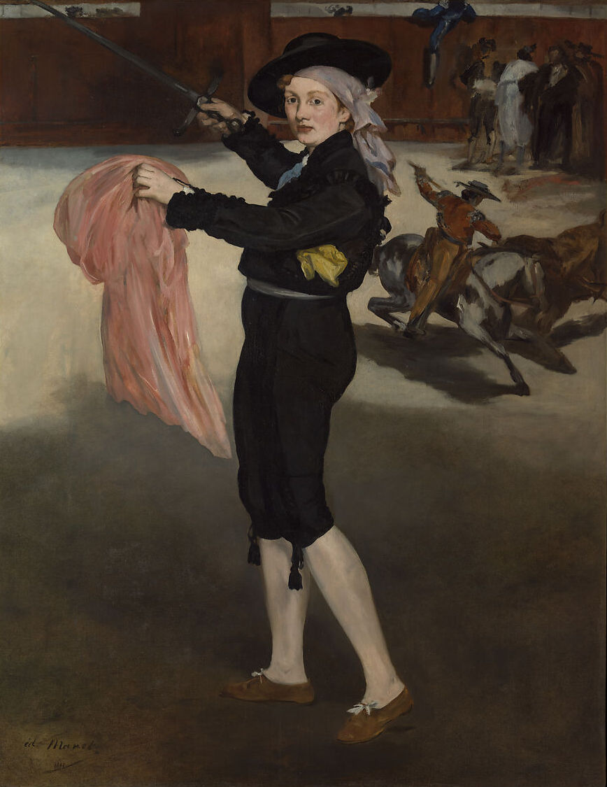 Édouard Manet, Mademoiselle V… in the Costume of an Espada, 1862, The Metropolitan Museum of Art, New York, NY, USA. manet best portraits