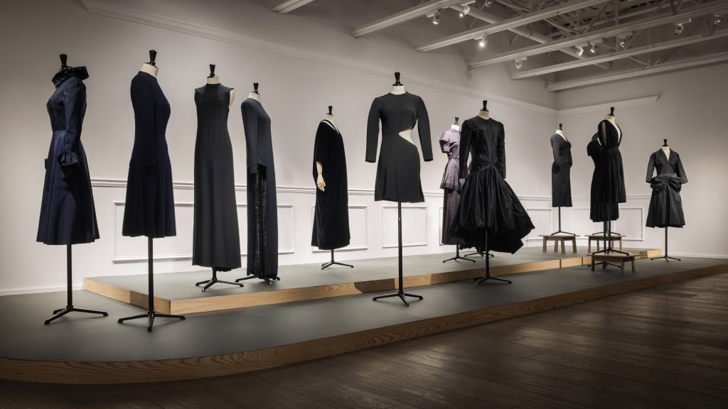 the art of draping: View of the exhibition Madame Grès, the Art of Draping at SKAD FASH Museum of Fashion + Film, Atlanta, GA, USA. Courtesy of SCAD FASH.
