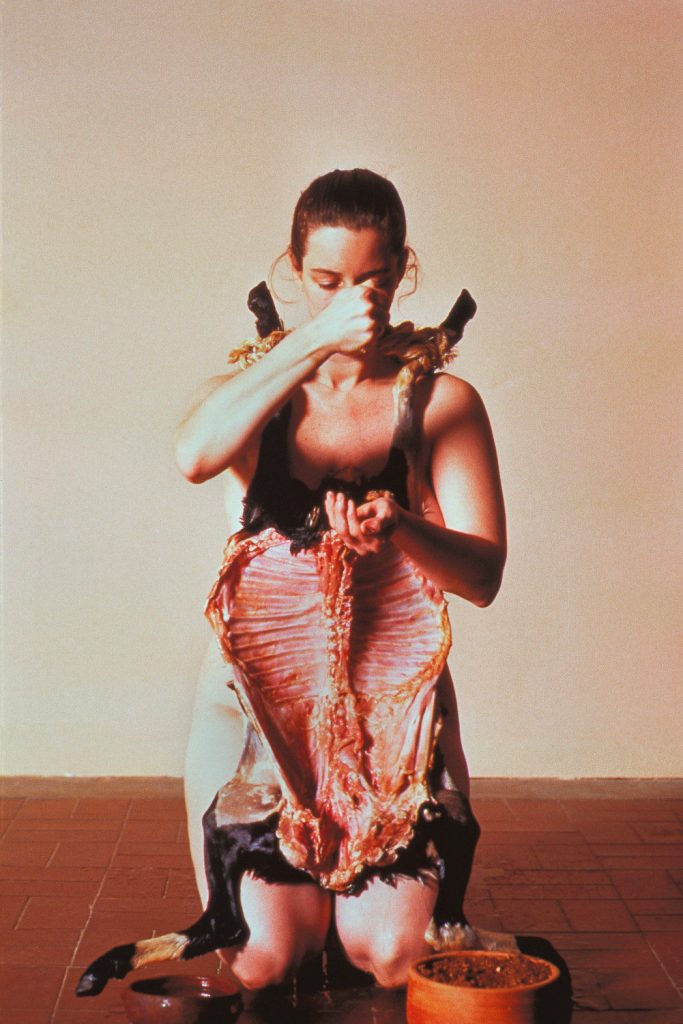 Latin America Women Artists: Tania Bruguera, The Burden of Guilt, 1997-99. Woraya.

