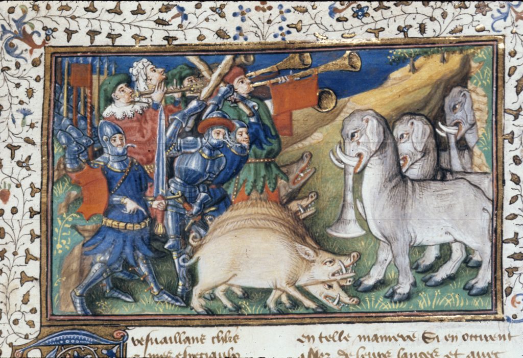 discarding images: The Best of Discarding Images: The Book and the True History of the Good King Alexander, c. 1420-1425, The British Library (BL, Royal 20 B XX, fol. 57r), Paris, France. Library’s website.
