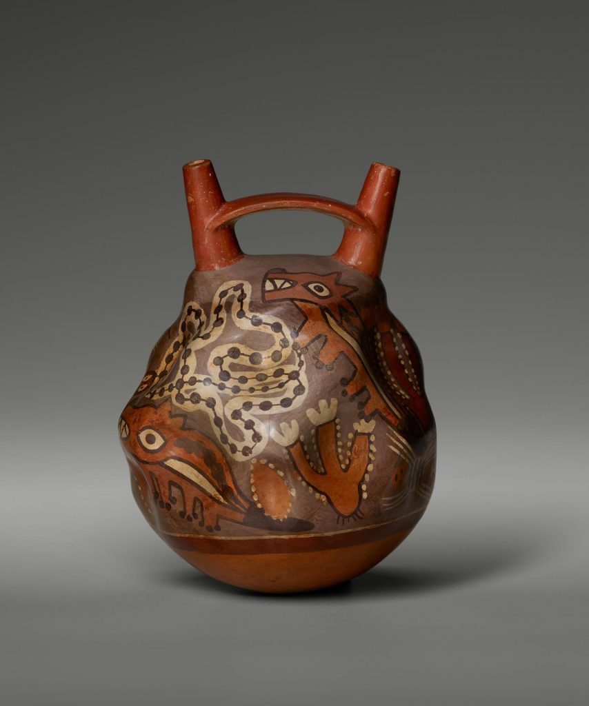potato in art: Peruvian potato-shaped vessel, 450-600 CE, Yale University Art Gallery, Connecticut, USA. Museum’s website.

