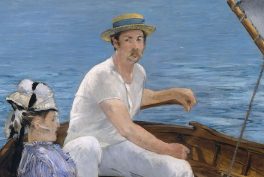 Édouard Manet boating: Édouard Manet, Boating, 1874.
