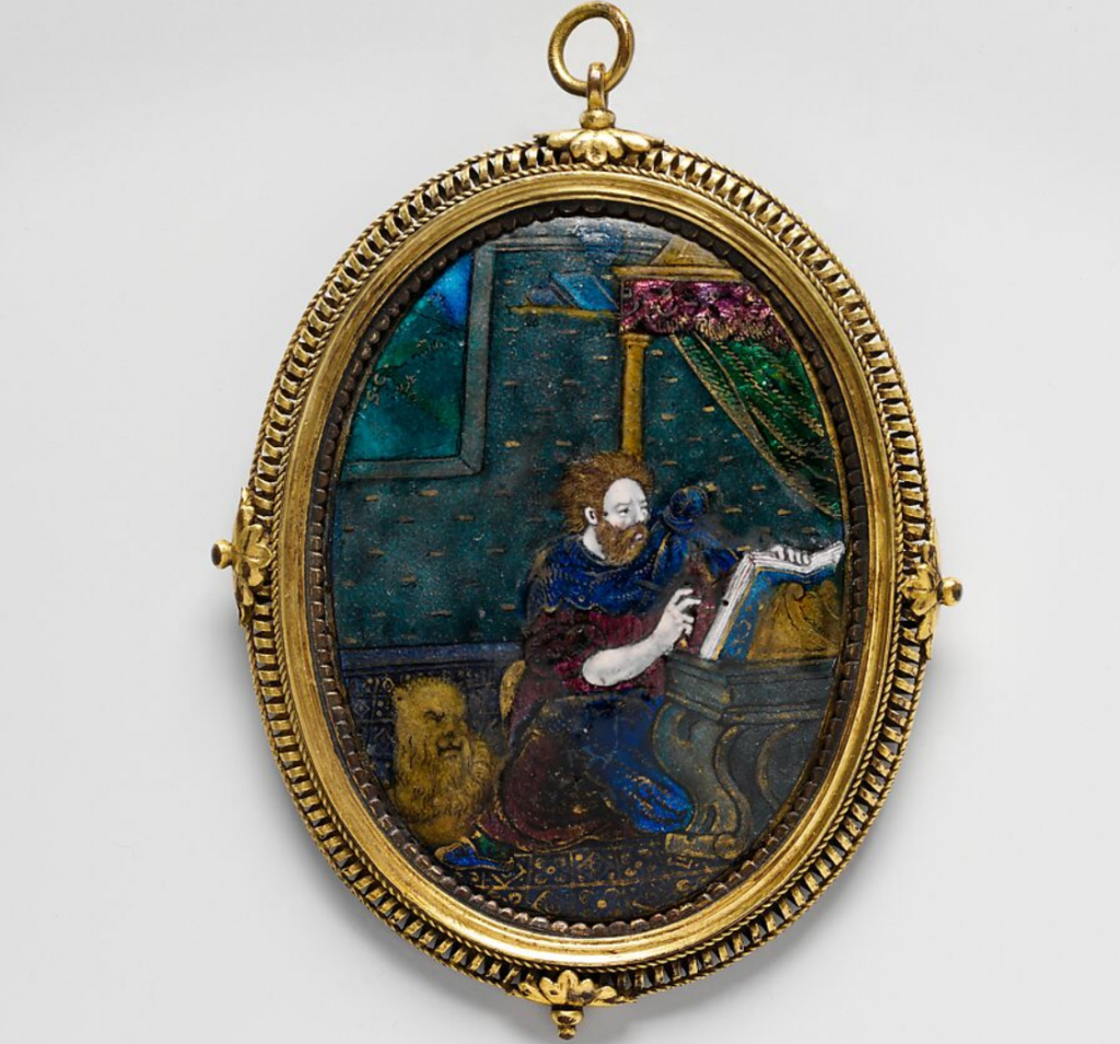 Suzanne de Court: Suzanne de Court, St. Mark, late 16th or early 17th century, Metropolitan Museum of Art, New York, NY, USA.
