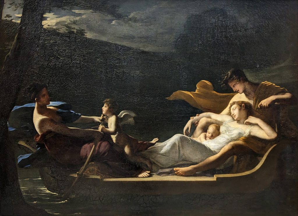 Constance Mayer: Constance Mayer, The Dream of Happiness, 1819, Louvre Museum, Paris, France
