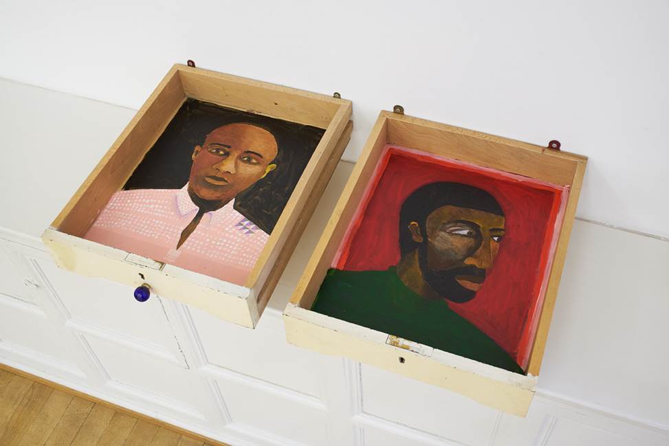 Lubaina Himid: Lubaina Himid, Man in A Paper Drawer, unknown date, Hollybush Gardens, London, UK.
