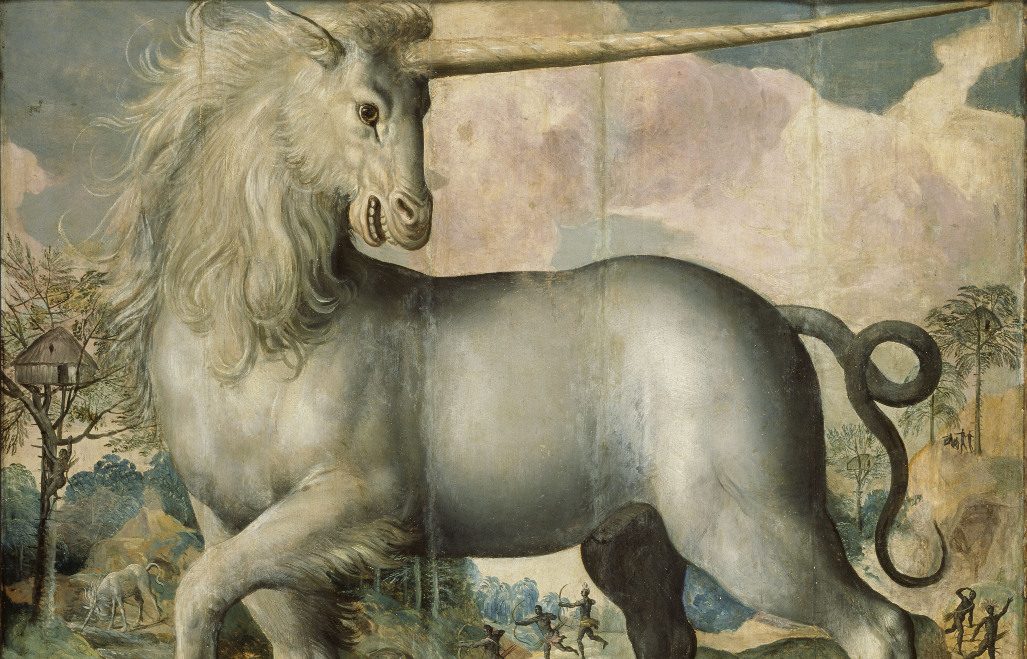 Unicorns in art