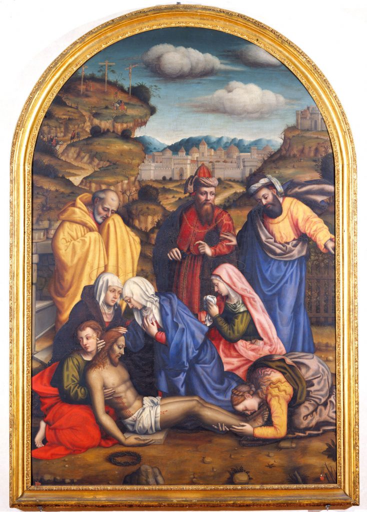 Jane Fortune: Plautilla Nelli, Lamentation with Saints, 16th century, San Marco Museum, Florence, Italy. Advancing Women Artists Foundation.
