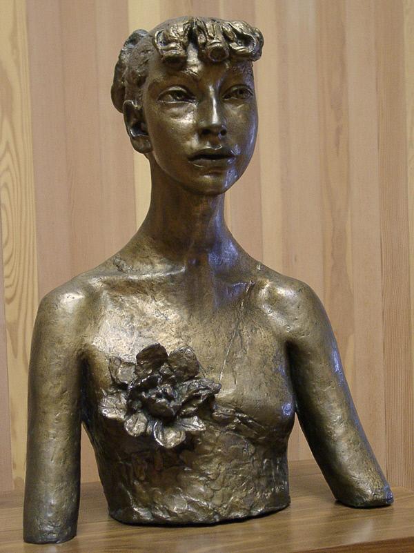 Garman Ryan Collection: Jacob Epstein, Esther With Flower, 1949, Walsall Art Gallery, Walsall, UK.
