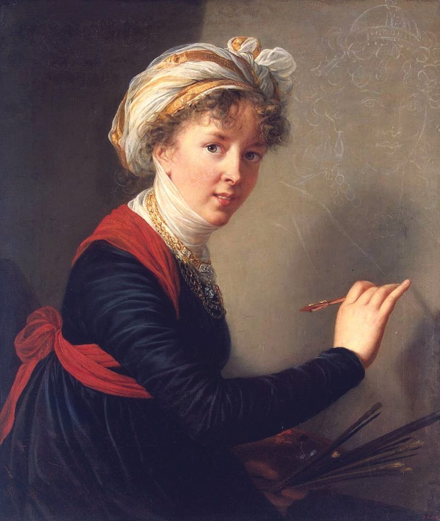elisabeth vigee lebrun: Élisabeth Vigée Le Brun, Self-Portrait, 1800, Hermitage Museum, Saint Petersburg, Russia.

