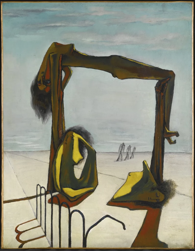 Surrealism 101: Ramses Younan, Untitled, 1945, private collection. Mutual Art.

