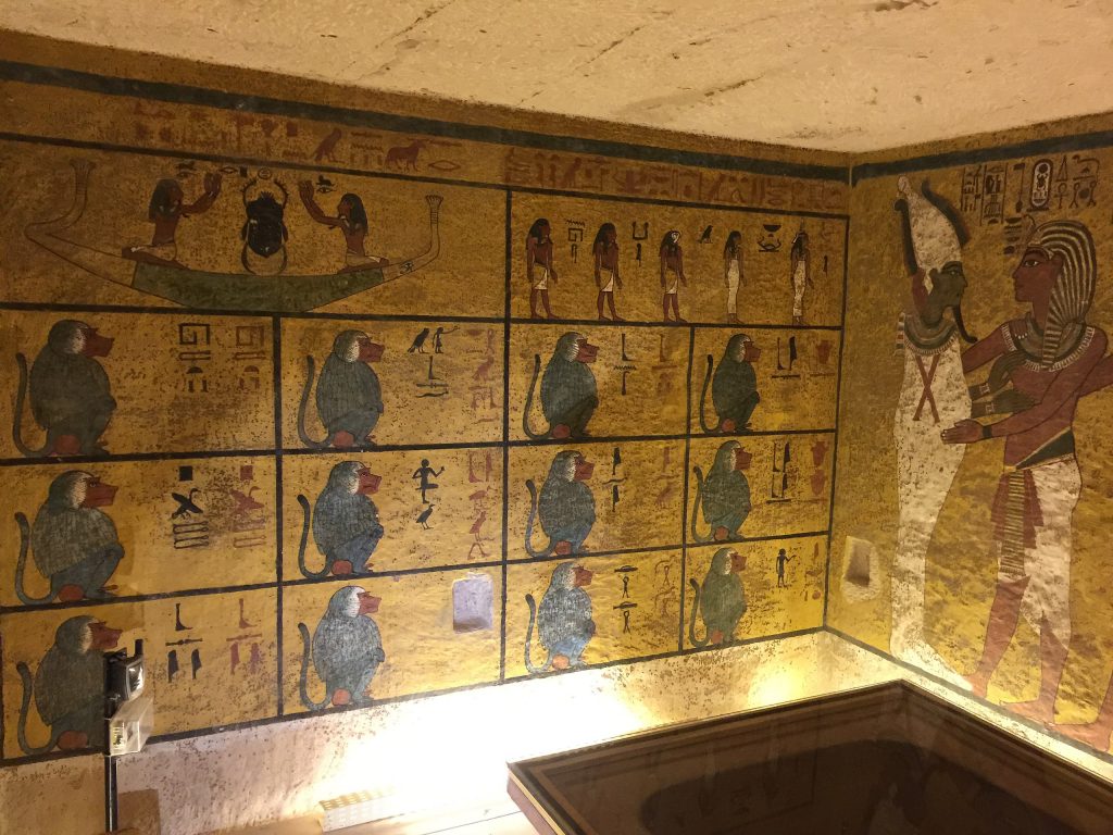 Tutankhamun: Interior View of Tutankhamun’s Tomb. Photograph by EditorfromMars via Wikimedia Commons (CC-BY-SA-4.0).
