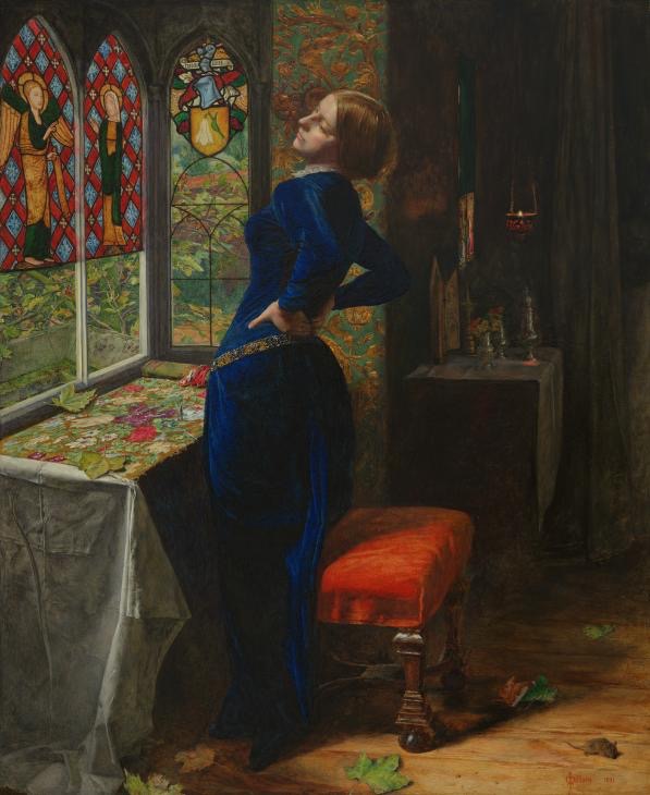 millais shakespeare: John Everett Millais, Mariana, 1851, The Tate, London, UK.
