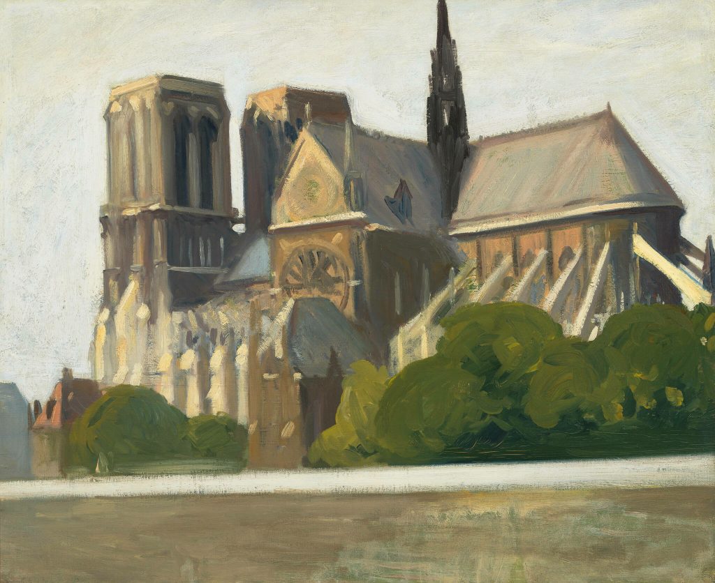 Edward Hopper's Paris: Edward Hopper, Notre Dame de Paris, 1907, Whitney Museum of American Art, New York, NY, USA.
