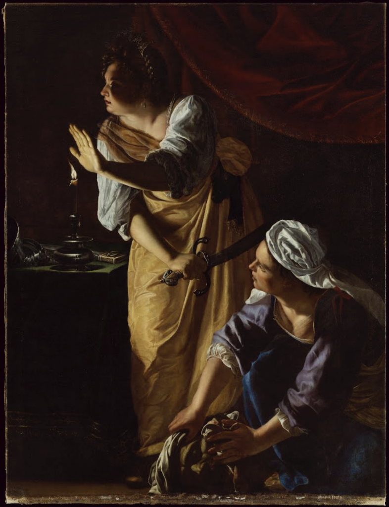 Baroque Female Painters: 5 Greatest Baroque Female Painters: Artemisia Gentileschi, Judith and her Maidservant, ca. 1623-1625, Detroit Institute of Arts, Detroit, MI, USA.
