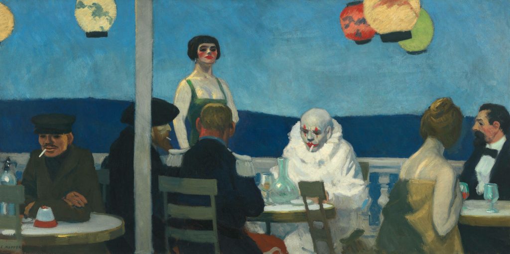 Edward Hopper's Paris: Edward Hopper, Soir Bleu, 1914, Whitney Museum of American Art, New York, NY, USA.
