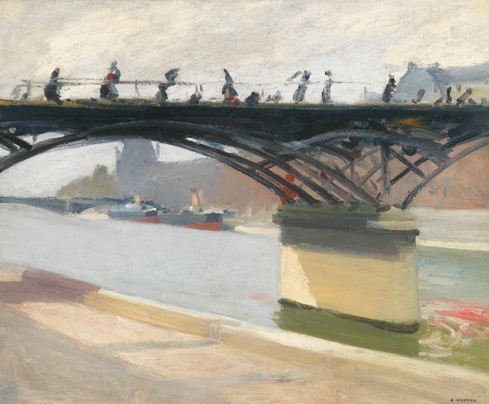 Edward Hopper's Paris: Edward Hopper, Le Pont des Arts, 1907, Whitney Museum of American Art, New York, NY, USA.
