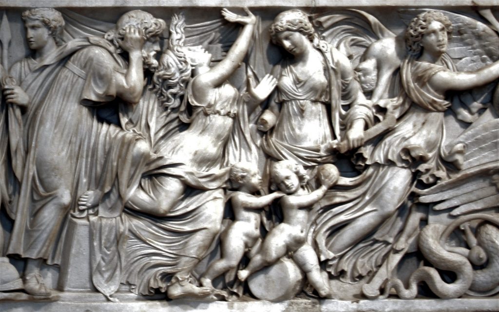 Medea: Medea Sarcophagus, 140-150 CE, Altes Museum, Berlin, Germany. The Metropolitan Opera.
