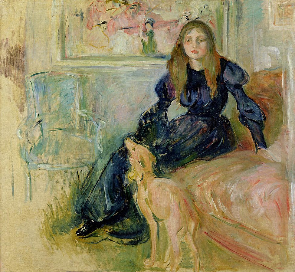 Berthe Morisot: Shaping Impressionism: Berthe Morisot, Julie and her Greyhound Laertes, 1893, Musée Marmottan Monet, Paris, France. Museum’s website.
