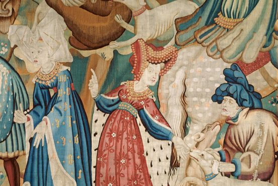 The Devonshire Hunting Tapestry: Boar and Bear Hunt (detail)