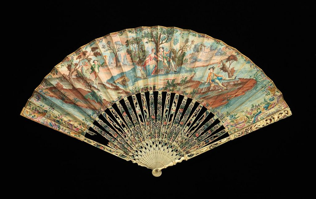 Rococo fans: Fan, 4th quarter of the 18th century, Metropolitan Museum of Art, New York, NY, USA.
