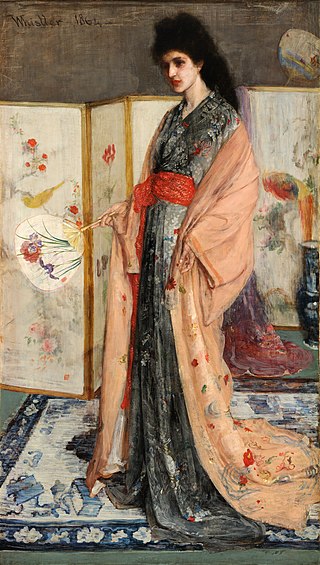 Whistler's Mother: James McNeill Whistler, The Princess from the Land of Porcelain, 1863-1865, Freer Gallery of Art, Washington, DC, USA.
