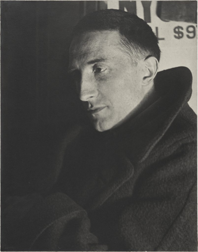 Duchamp Fountain: Man Ray, Portrait of Marcel Duchamp, 1920-21, gelatin silver print, Yale University Art Gallery, New Haven, CT, USA.
