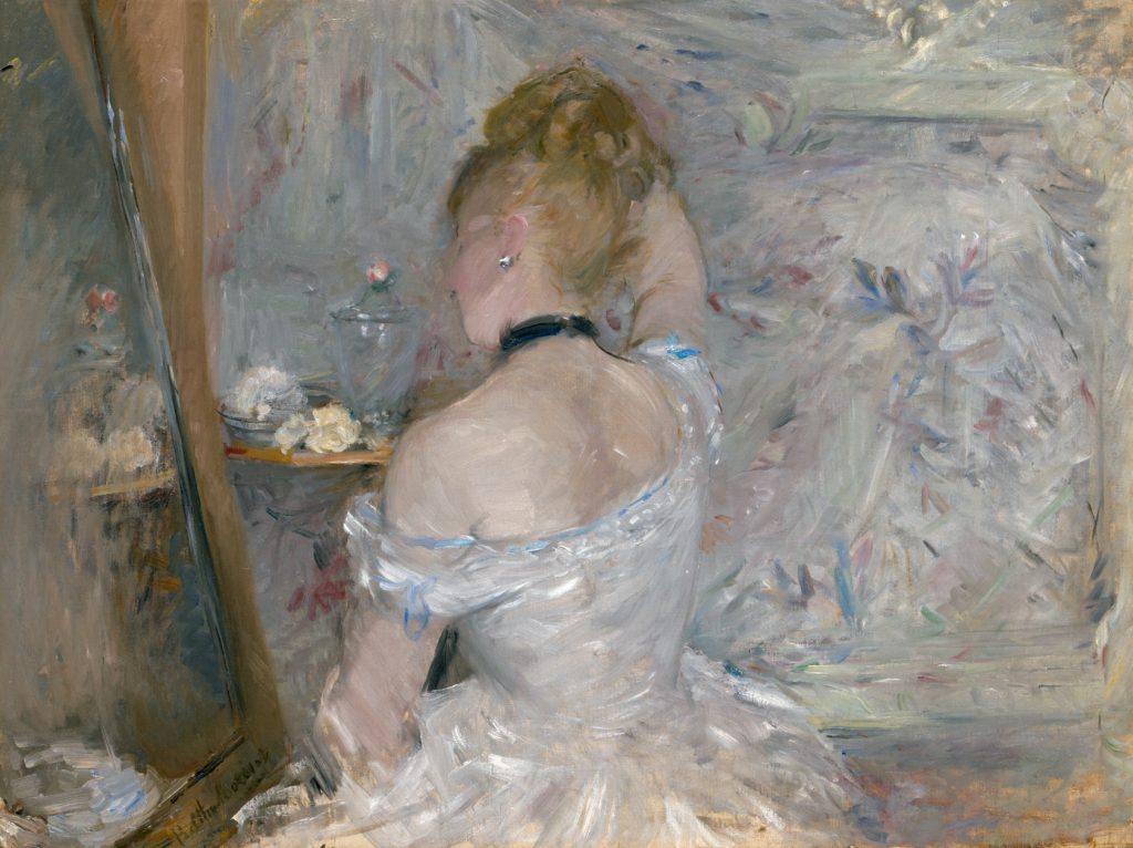 Berthe Morisot: Shaping Impressionism: Berthe Morisot, Woman at her Toilette, 1875-80, Art Institute of Chicago, Chicago, IL, USA. Museum’s website.
