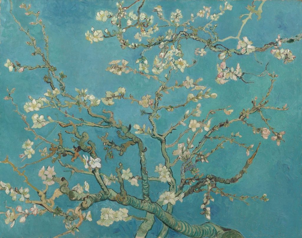 Van Gogh quiz: Vincent van Gogh, "Almond Blossom", 1890, Van Gogh Museum, Amsterdam, Netherlands. 