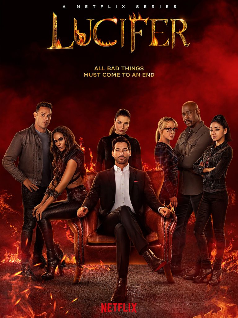 Satan: Promotion Image for Netflix show, Lucifer. Image from RottenTomatoes.com.
