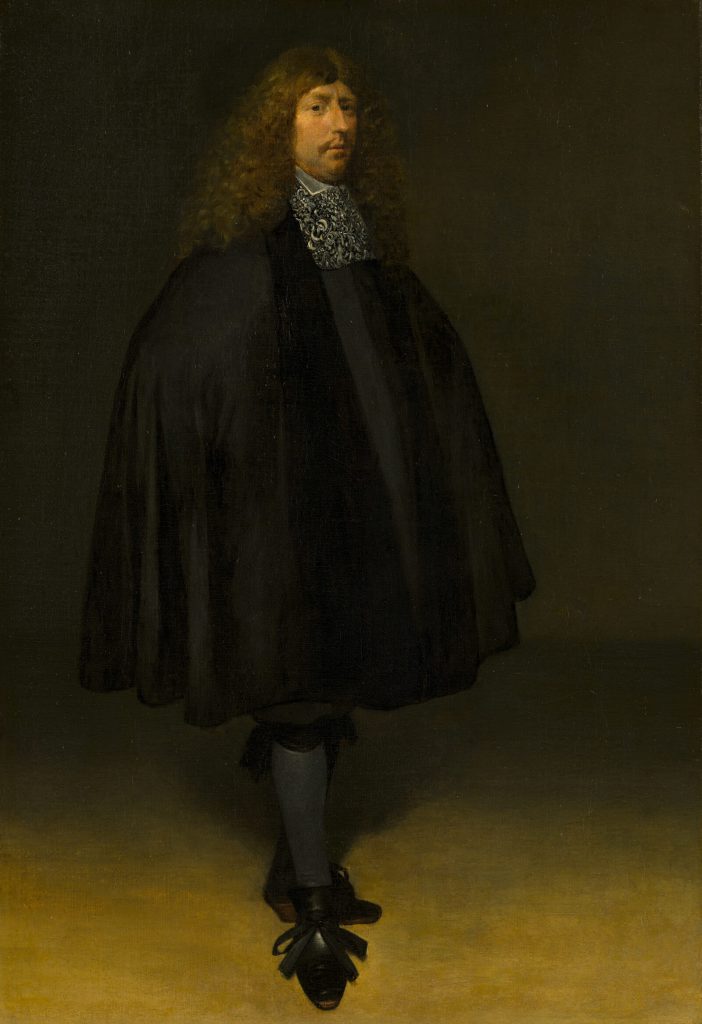 Gerard ter Borch Gallant Conversation: Gerard ter Borch, Self-Portrait, 1668, Mauritshuis, The Hague, Netherlands.
